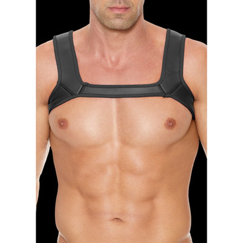 ARNÊS EM NEOPRENE S/M PRETO OUCH! - Image 6