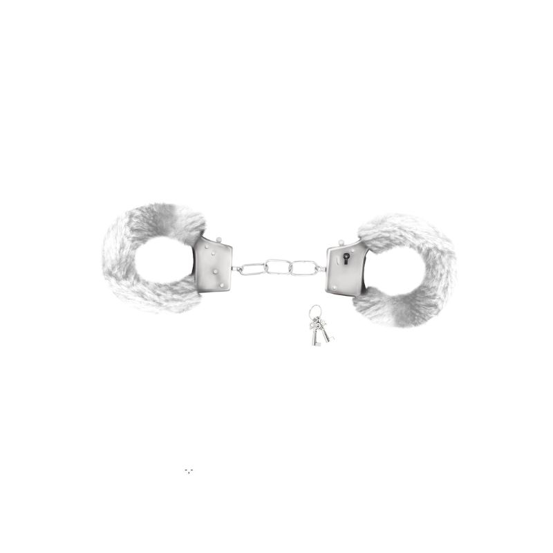 ESPOSAS DE FELPA LOVE CUFFS CRUSHIOUS BLANCAS