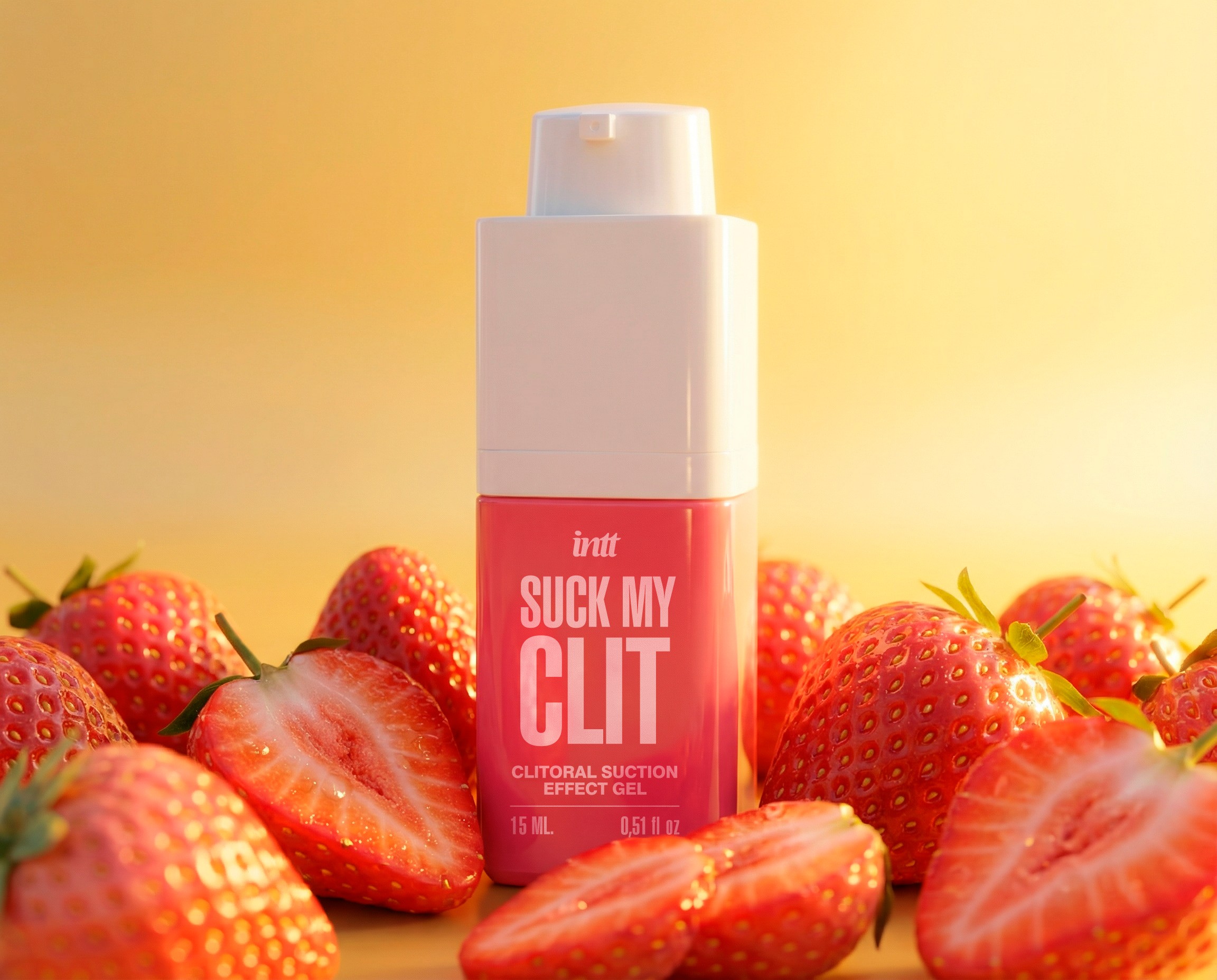 GEL ESTIMULANTE SUCK MY CLIT MORANGO SILVESTRE 15ML INTT - Image 7