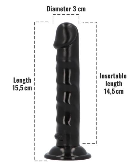 DILDO ANAL UGO 15.5 CM MADE IN ITALY