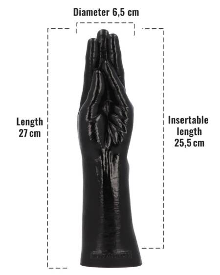 PUNHO PARA FISTING ANAL TOYS EXTREME MANIA 27 CM MADE IN ITALY