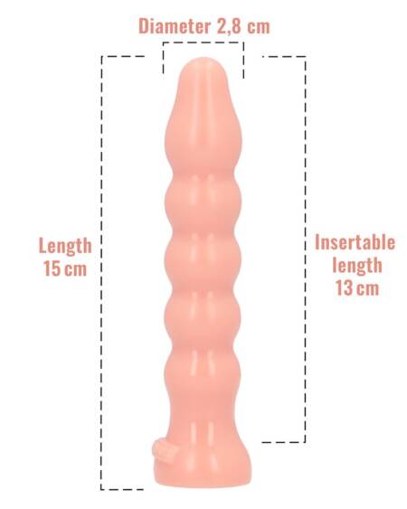 DILDO ANAL GAIO 15 CM MADE IN ITALY