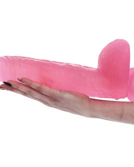 DILDO REALISTA BRUTO 31.5 CM ROSA MADE IN ITALY