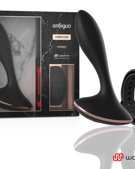 Vibrador plug anal VERNET com controlo remoto WATCHME