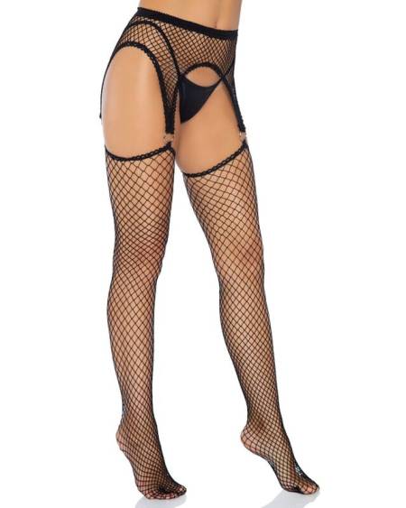 LEG AVENUE - INDUSTRIAL MEDIAS - LIGUERO CON ANILLAS CUERPO DE RED TALLA ÚNICA