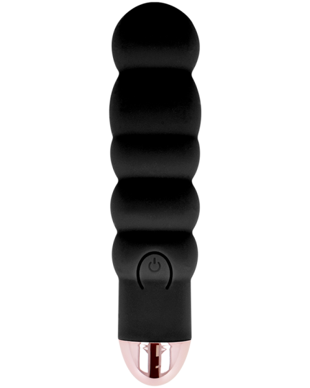 DOLCE VITA - VIBRADOR RECARGABLE SIX NEGRO 7 VELOCIDADES
