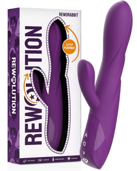 REWOLUTION - REWORABBIT VIBRADOR FLEXIBLE CON RABBIT