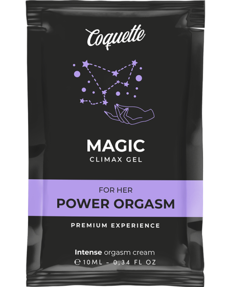 Gel potenciador do orgasmo COQUETTE COSMETICS Pocket Magic Climax, embalagem de 10 ml