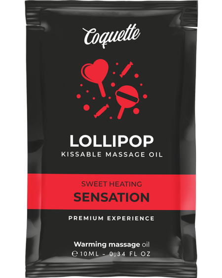 COQUETTE CHIC DESIRE - POCKET ACEITE MASAJE KISSABLE EFECTO CALOR PIRULETA 10 ML