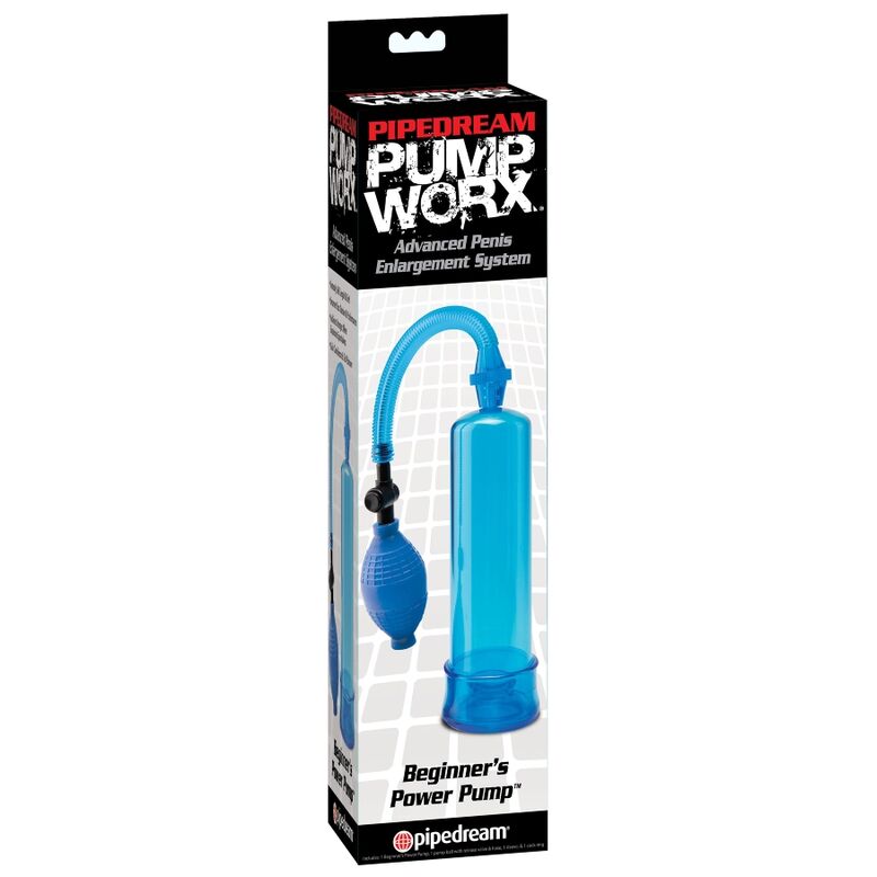 PUMP WORX - Bomba de Ereção para Principiantes Azul