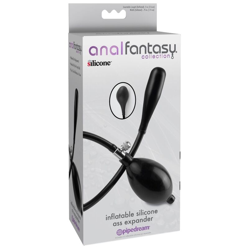 Plug Inflável Vibrador da Anal Fantasy