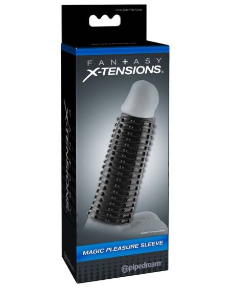 Funda para o pénis Fantasy X-Tensions com nódulos estimulantes