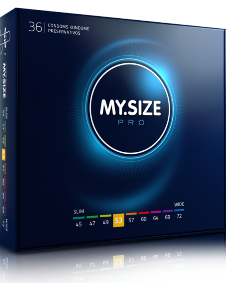 MY SIZE - PRO PRESERVATIVOS 53 MM 36 UNIDADES