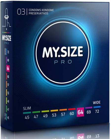 MY SIZE - PRO PRESERVATIVOS 64 MM 3 UNIDADES