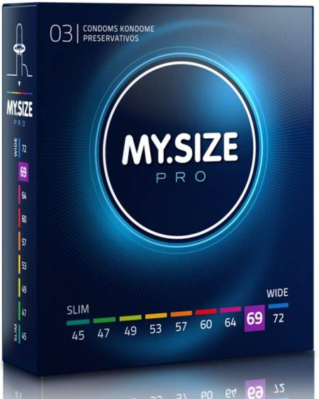 MY SIZE - PRO PRESERVATIVOS 69 MM 3 UNIDADES