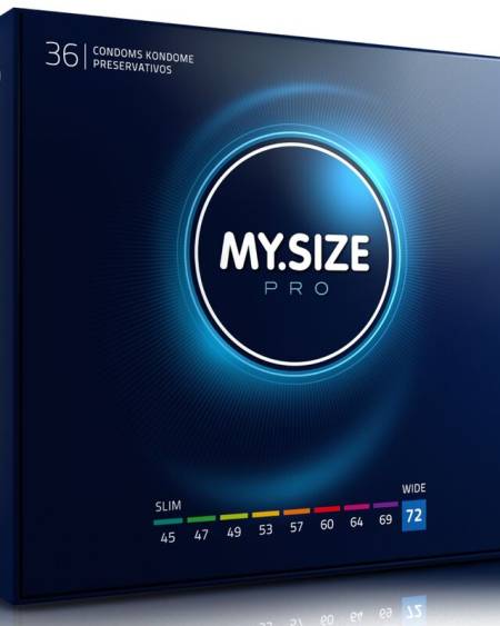 MY SIZE - PRO PRESERVATIVOS 72 MM 36 UNIDADES