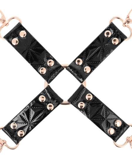 BEGME - BLACK EDITION HOG TIE CUERO VEGANO