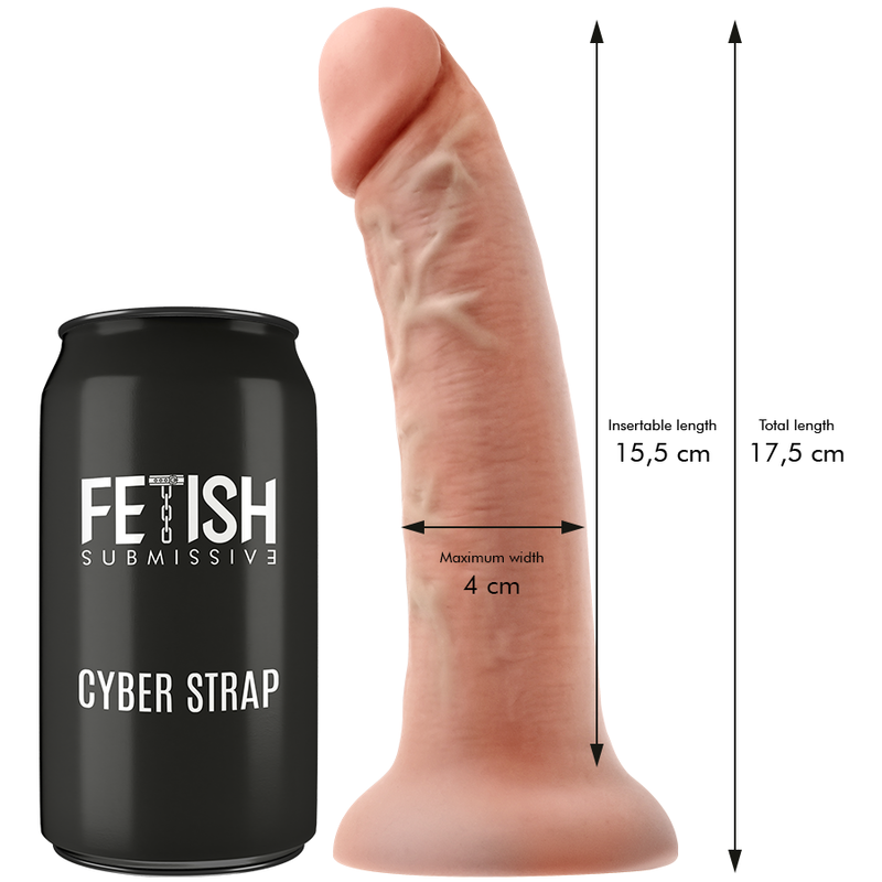 FETISH SUBMISSIVE CYBER STRAP - ARNÉS CON DILDO CONTROL REMOTO TECNOLOGÍA WATCHME S