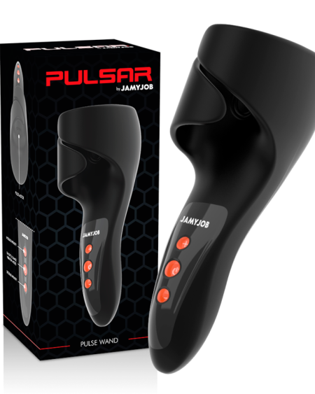 JAMYJOB - PULSAR MASTURBADOR VIBRADOR AJUSTABLE CON GOLPETEO EN GLANDE