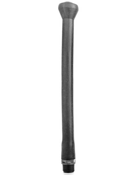 ALL BLACK - DUCHA ANAL SILICONA SISTEMA STOPPER 27 CM