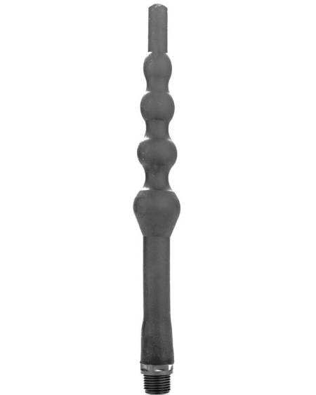 ALL BLACK - BEADED DUCHA ANAL SILICONA 27 CM
