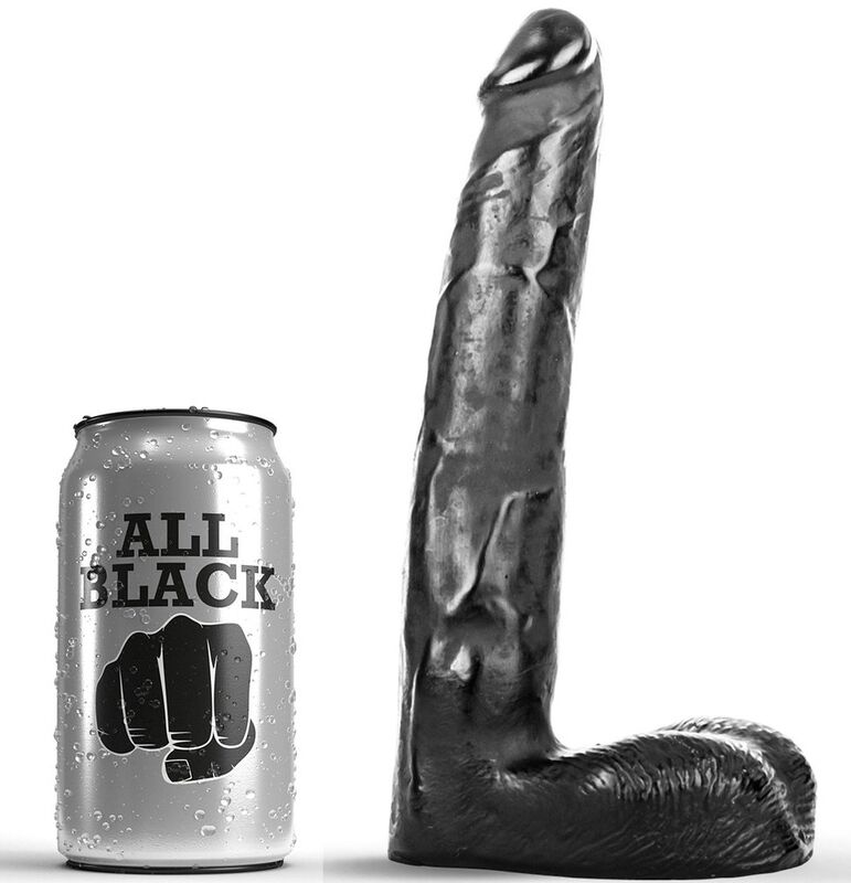 Dildo Realístico All Black de 21 cm
