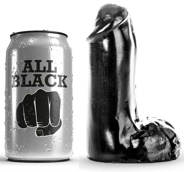Dildo Realista All Black 13 cm