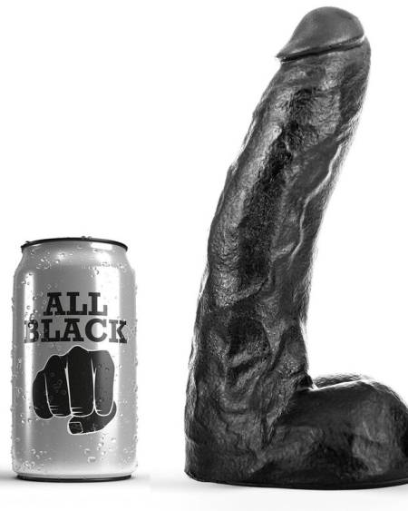 ALL BLACK – DILDO 22 CM