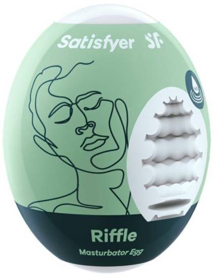 SATISFYER - RIFFLE HUEVO MASTUBADOR