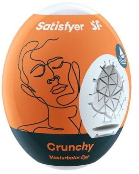 SATISFYER - CRUNCHY HUEVO MASTURBADOR
