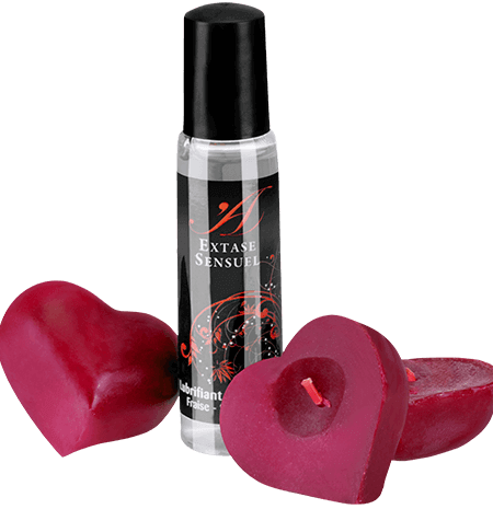Kit EXTASE SENSUAL - NOCHES DE SEDA com velas e gel lubricante