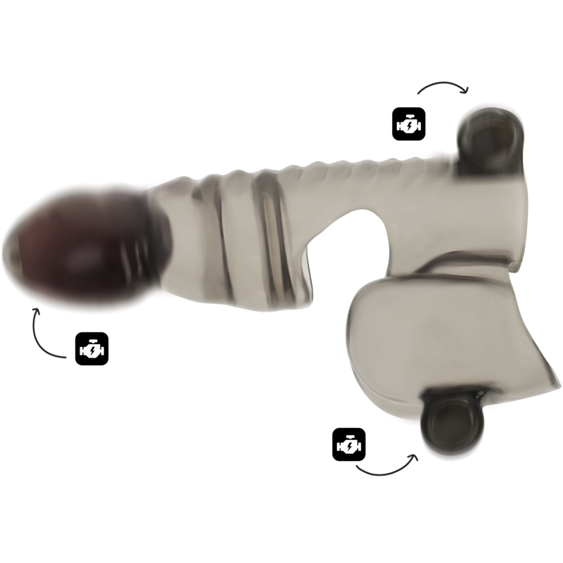 OHMAMA - FUNDA PENE Y TESTÍCULOS 3 MOTORES