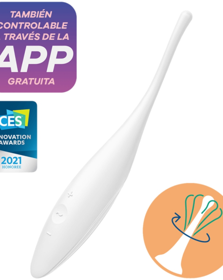 Satisfyer Twirling Joy - Estimulador Clítoris Branco