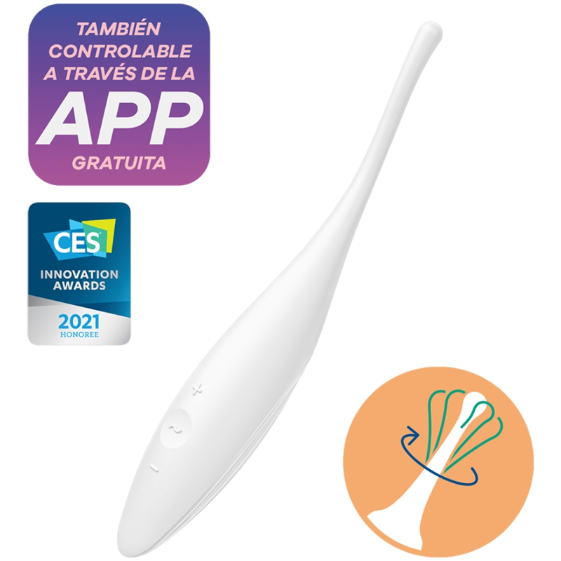 Satisfyer Twirling Joy - Estimulador Clítoris Branco
