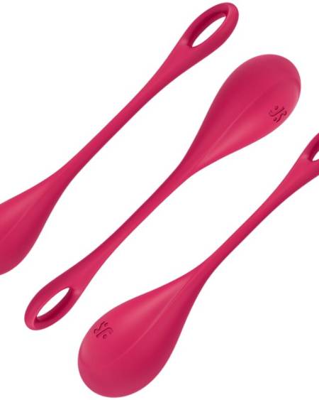 SATISFYER - YONI POWER 1 KIT DE ENTRENAMIENTO ROJO