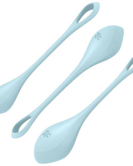 SATISFYER - YONI POWER 2 KIT DE ENTRENAMIENTO AZUL