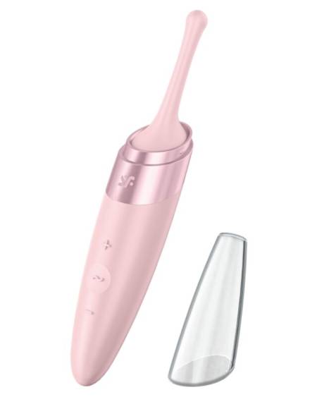 SATISFYER - TWIRLING DELIGHT ESTIMULADOR CLITORIS ROSA