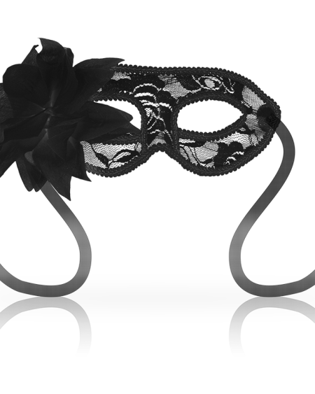 OHMAMA - MASKS ANTIFAZ CON ENCAJES Y FLOR NEGRO
