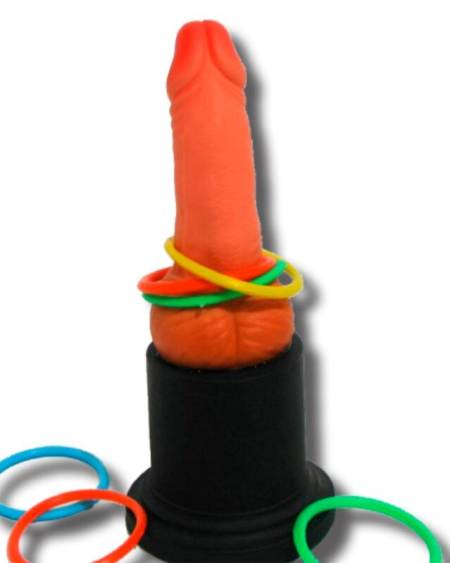 DIABLO PICANTE - JUEGO TROFEO DEL PENE Y ANILLAS