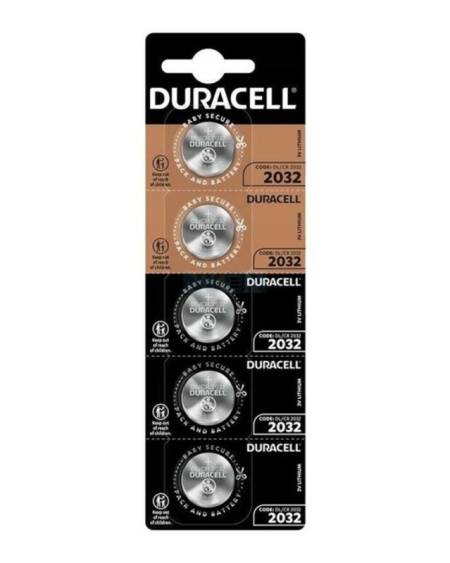 DURACELL - PILA BOTON LITIO CR2032 3V BLISTER*5