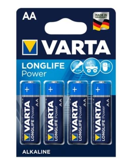 VARTA - LONGLIFE POWER PILA ALCALINA AA LR6 BLISTER*4