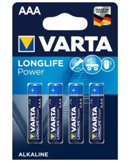 VARTA - LONGLIFE POWER PILA ALCALINA AAA LR03 BLISTER*4
