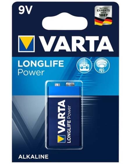 VARTA - LONGLIFE POWER PILA ALCALINA 9V LR61 BLISTER*1