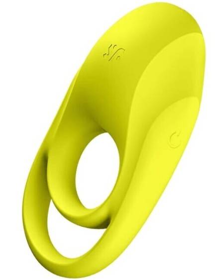 SATISFYER - SPECTACULAR DUO ANILLO VIBRADOR AMARILLO