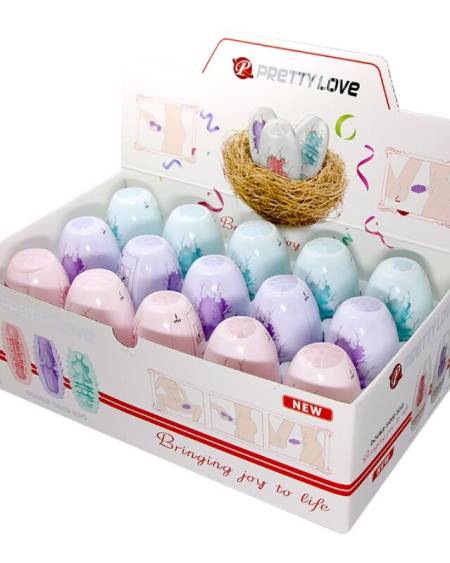 PRETTY LOVE - HUEVO MASTURBADOR DOBLE CARA 15 UDS
