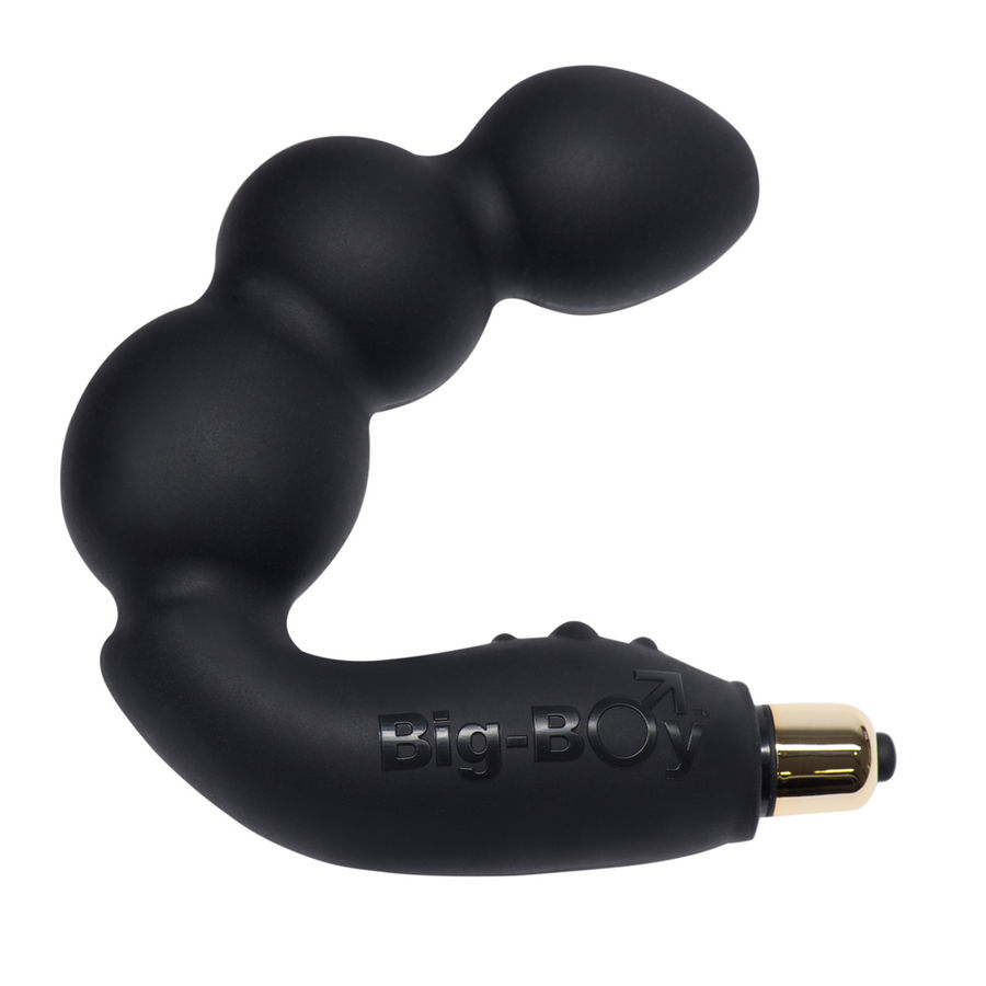 ROCKS-OFF BIG-BOY 7V Estimulador do Ponto G Masculino Negro