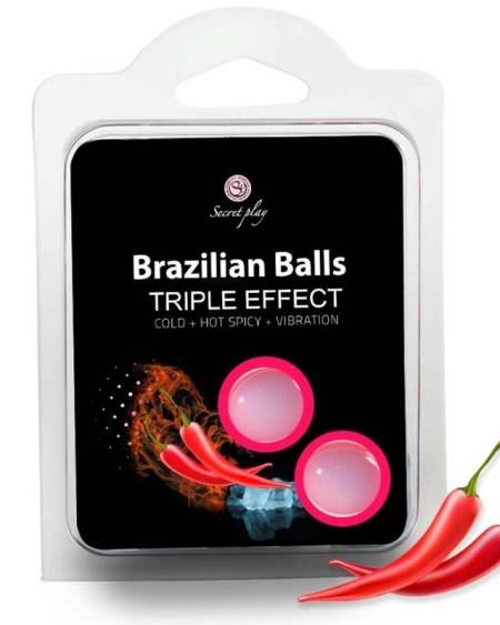 Set de 2 Bolas Brasileiras Triple Efeito da SECRETPLAY