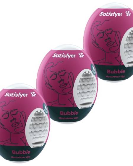 3 ovos masturbadores Bubble da Satisfyer