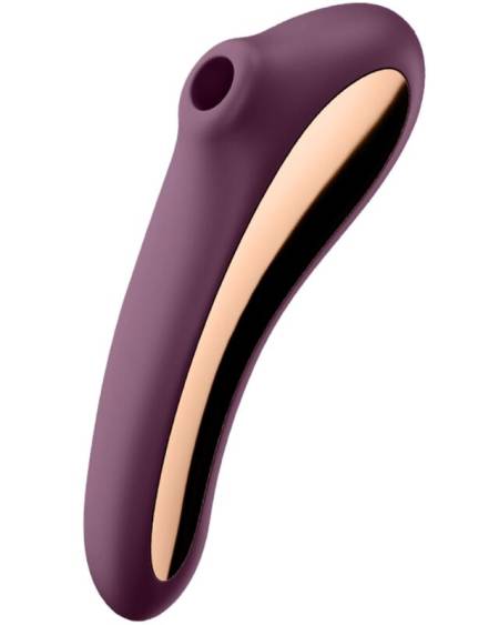 SATISFYER - DUAL KISS ESTIMULADOR CLITORIS PURPURA