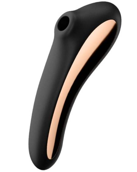 SATISFYER - DUAL KISS ESTIMULADOR CLITORIS NEGRO